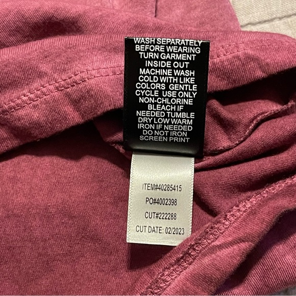 Torrid Vintage Cotton Jersey Crew Neck Lace Up Tee NWT 1X Rose Taupe - Picture 5 of 9